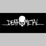 Death Metal  čierne teplákové kraťasy s tlačeným logom